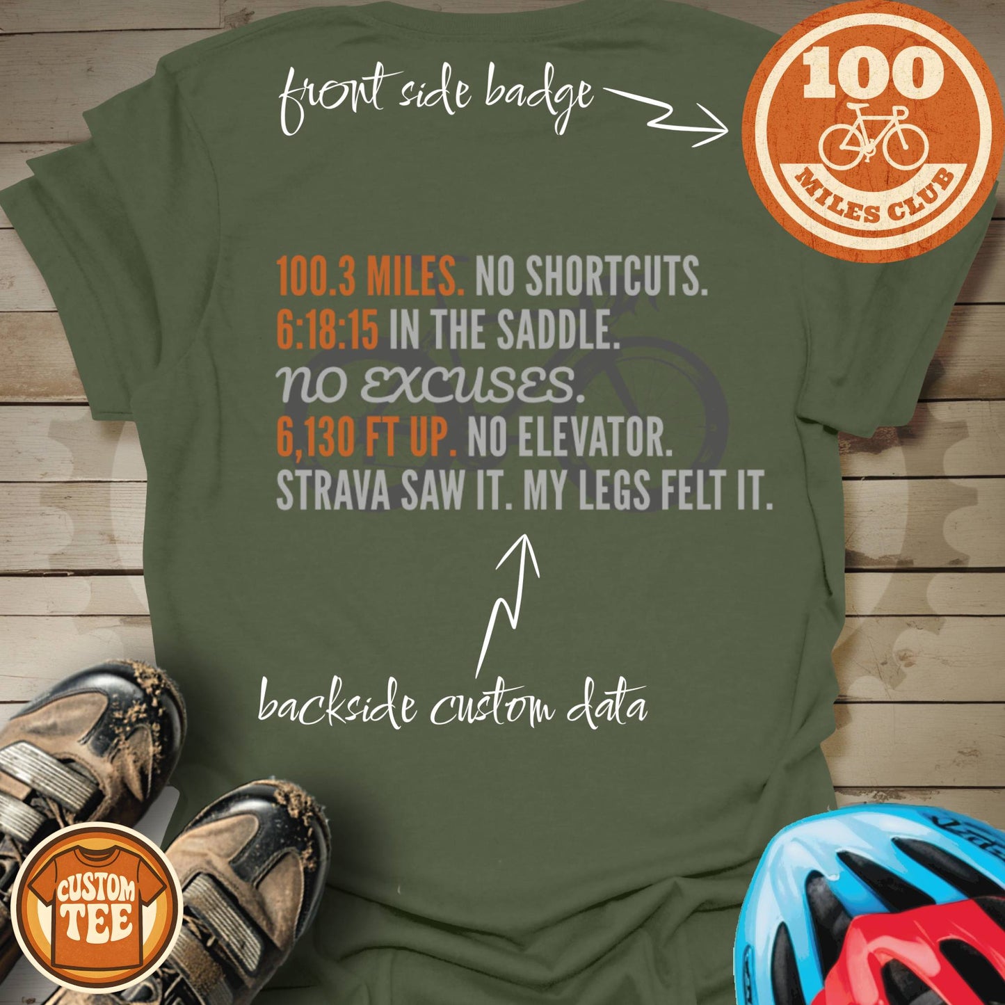 100 Miles Club T-Shirt