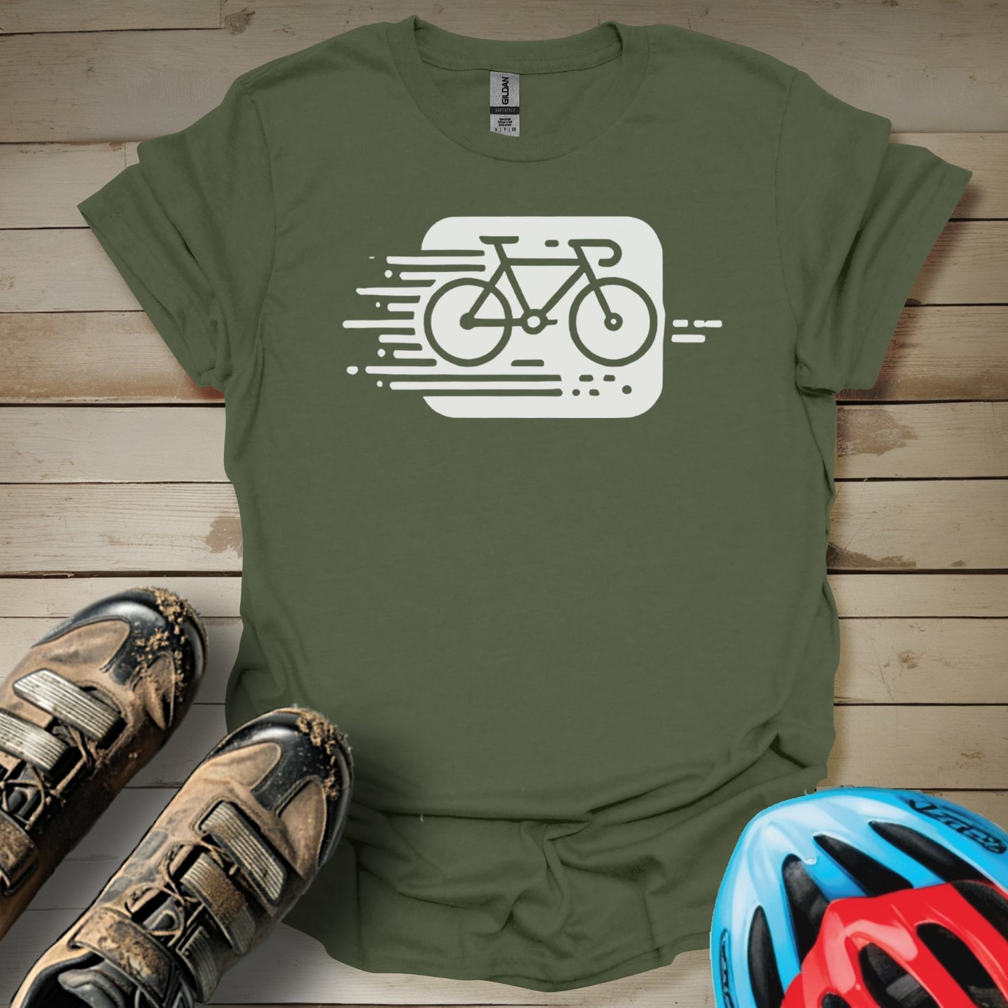 Road Bike Speeding T-Shirt