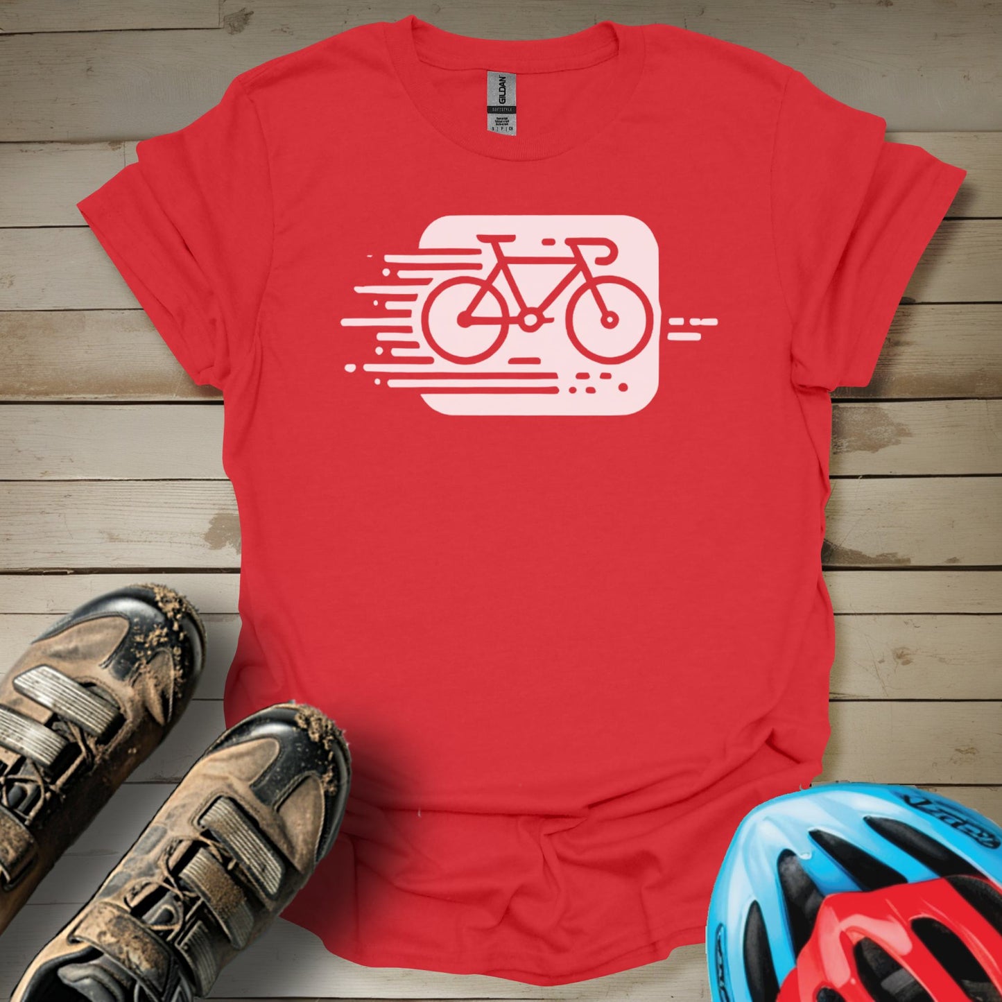 Road Bike Speeding T-Shirt