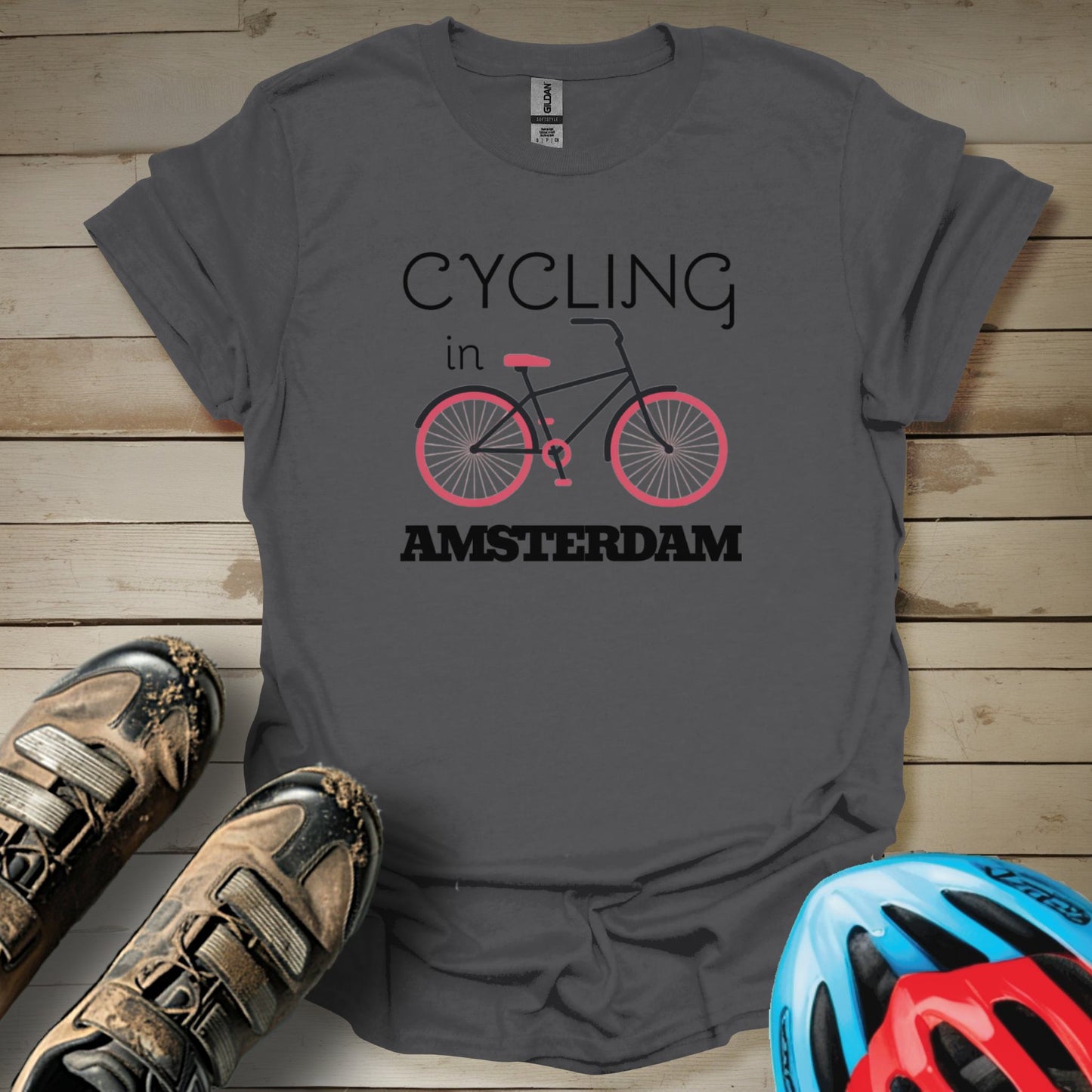 Cycling in Amsterdam T-Shirt