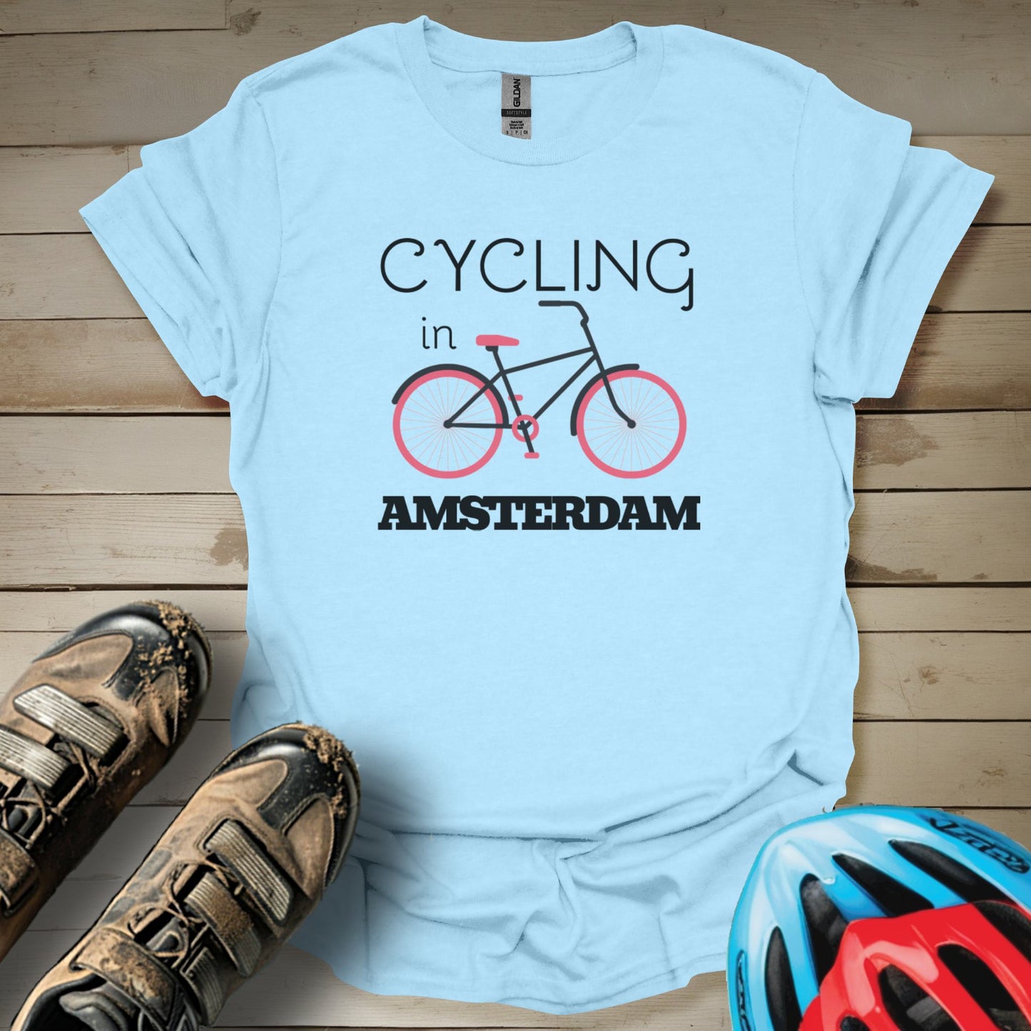 Cycling in Amsterdam T-Shirt