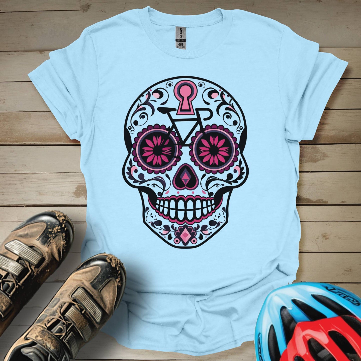 Dia de los Muertos Bike T-Shirt