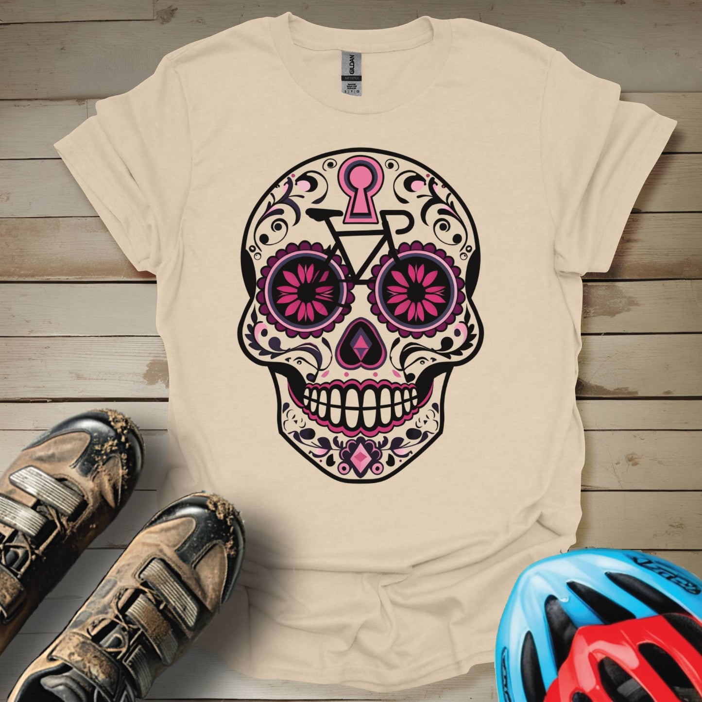 Dia de los Muertos Bike T-Shirt