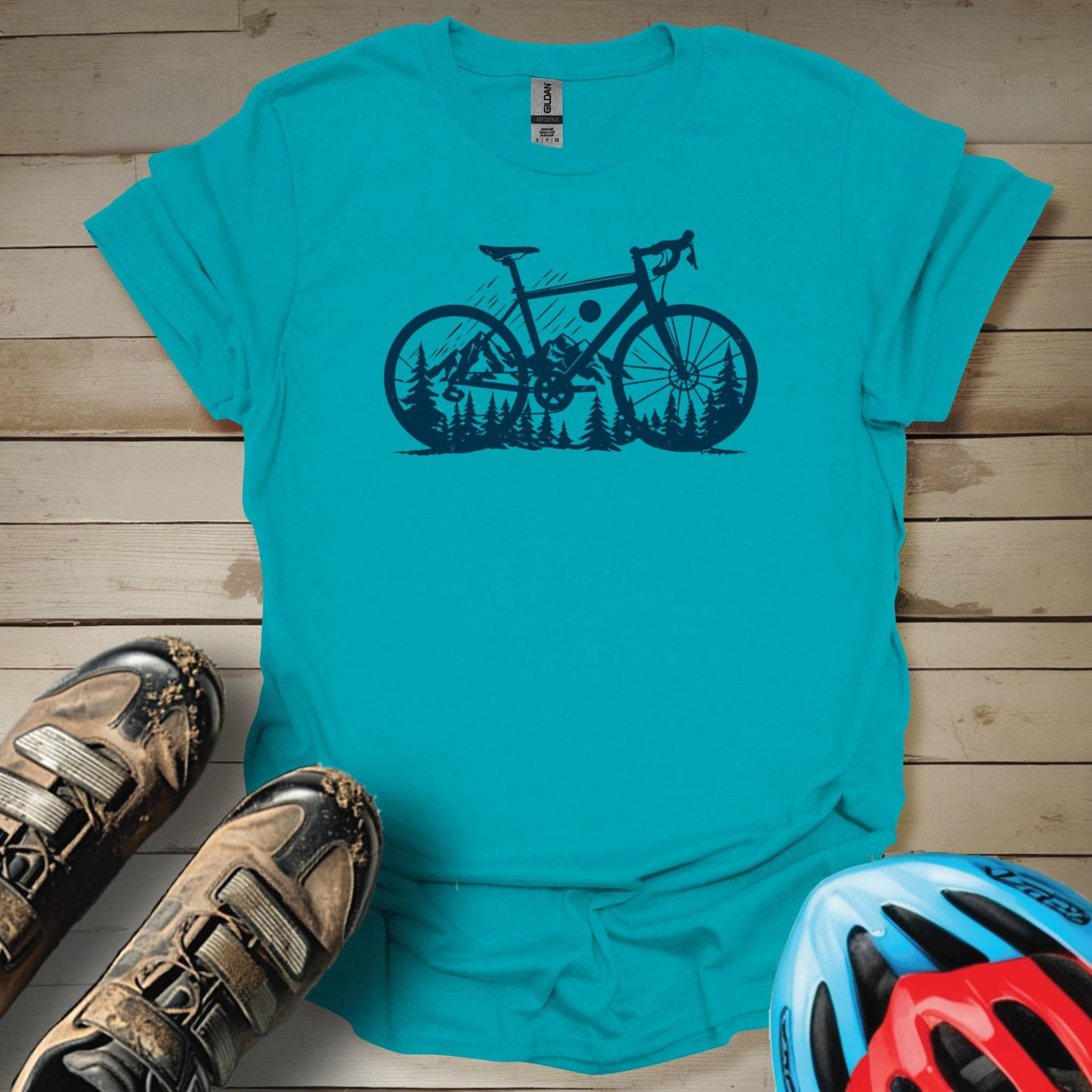 Bike Mountain Silhouette T-Shirt