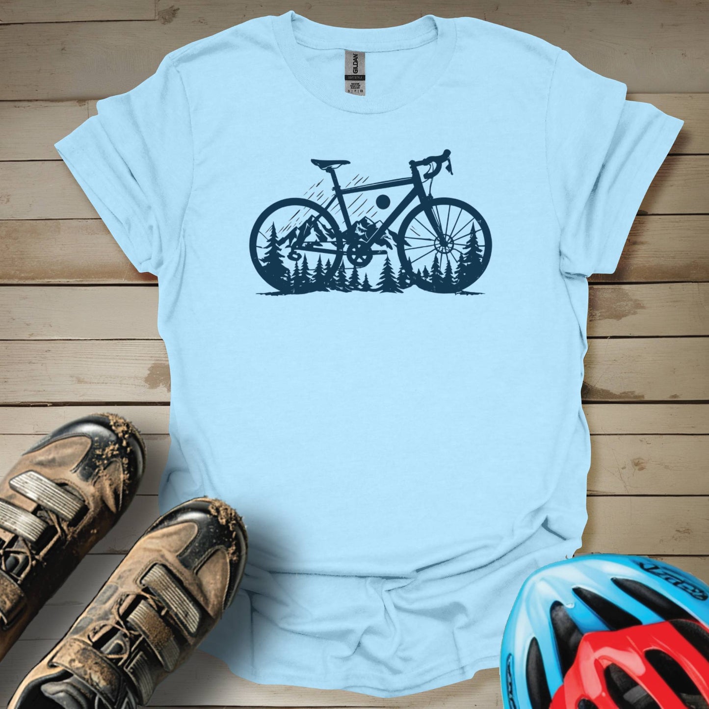 Bike Mountain Silhouette T-Shirt