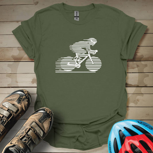 Track Biker Silhouette  T-Shirt