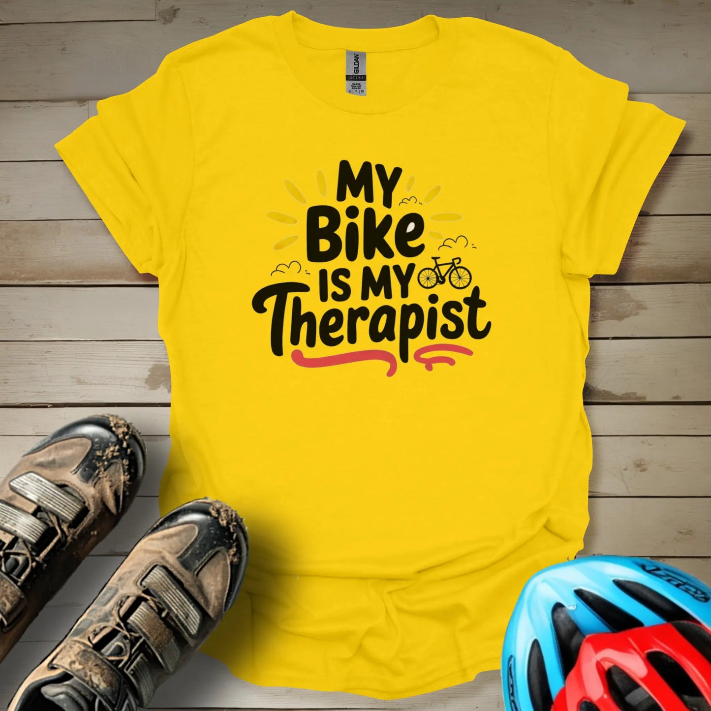 My Bike is My Therapist T-Shirt