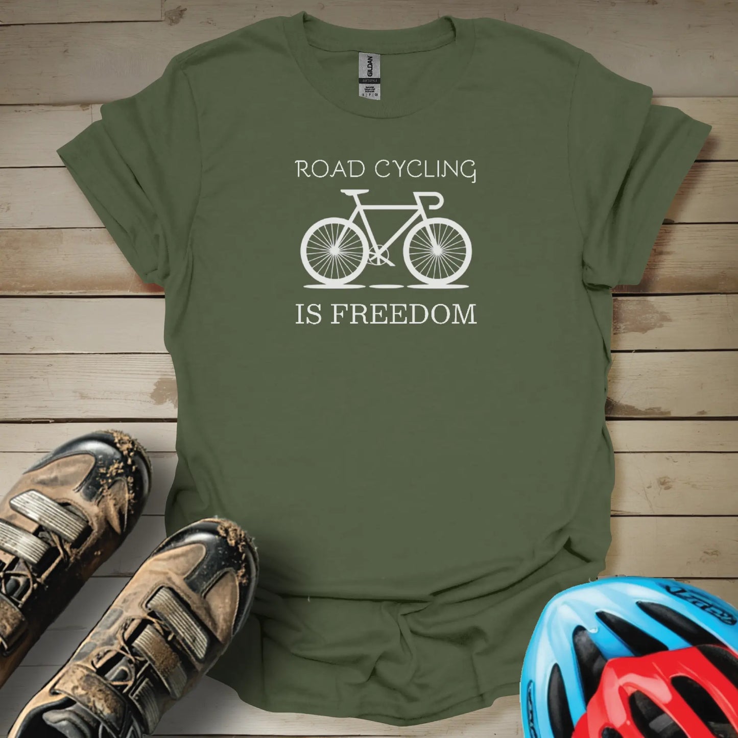 Road Cycling Is Freedom T-shirt