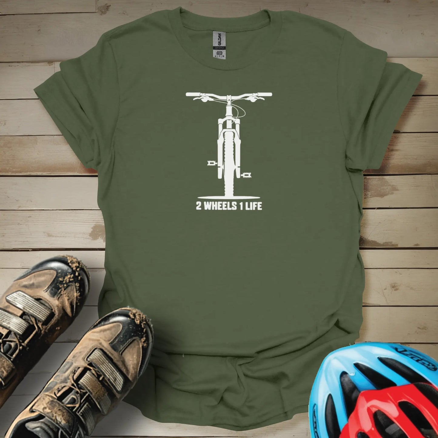 2 Wheels 1 Life T-Shirt