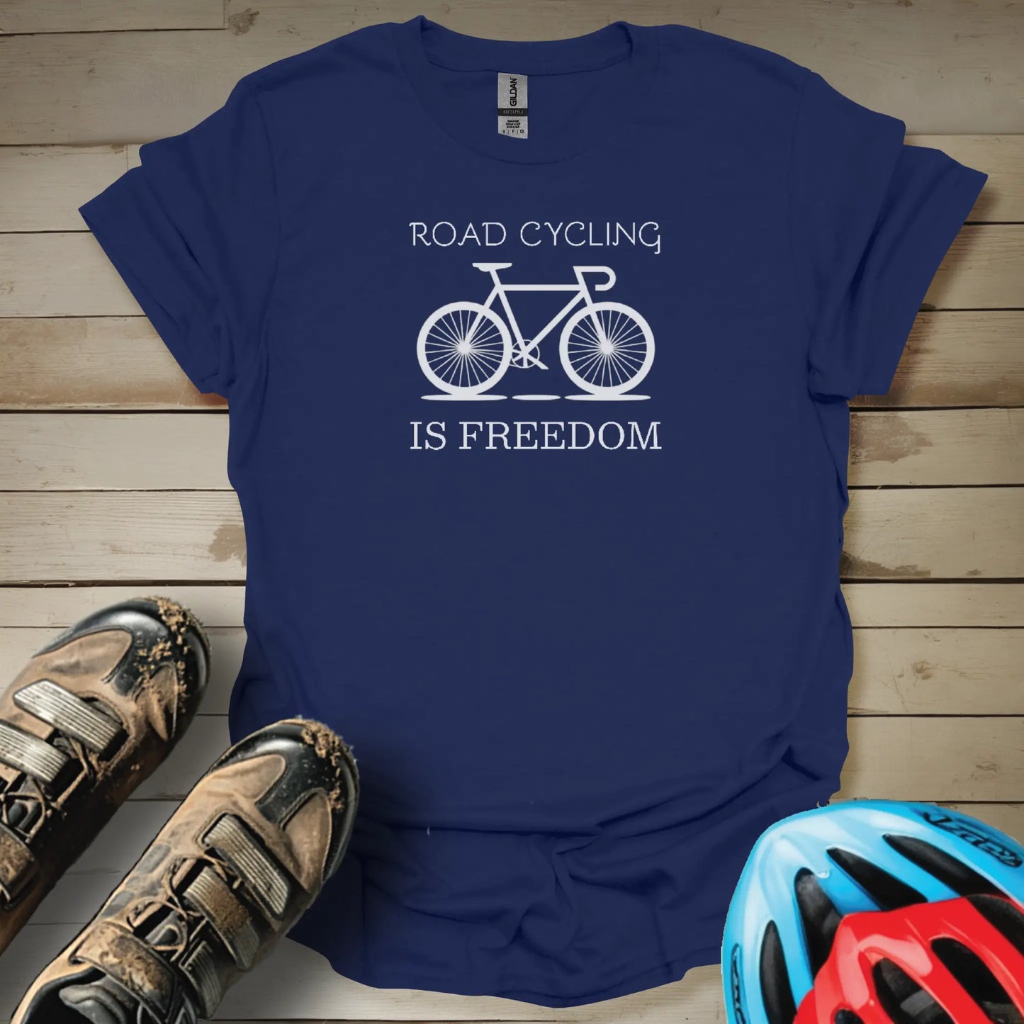 Road Cycling Is Freedom T-shirt