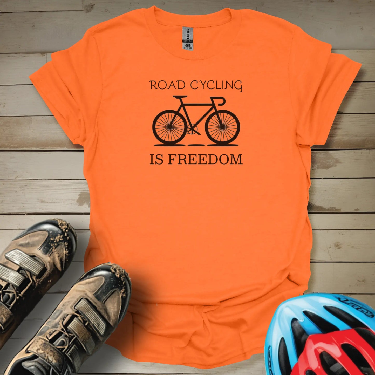 Road Cycling Is Freedom T-shirt