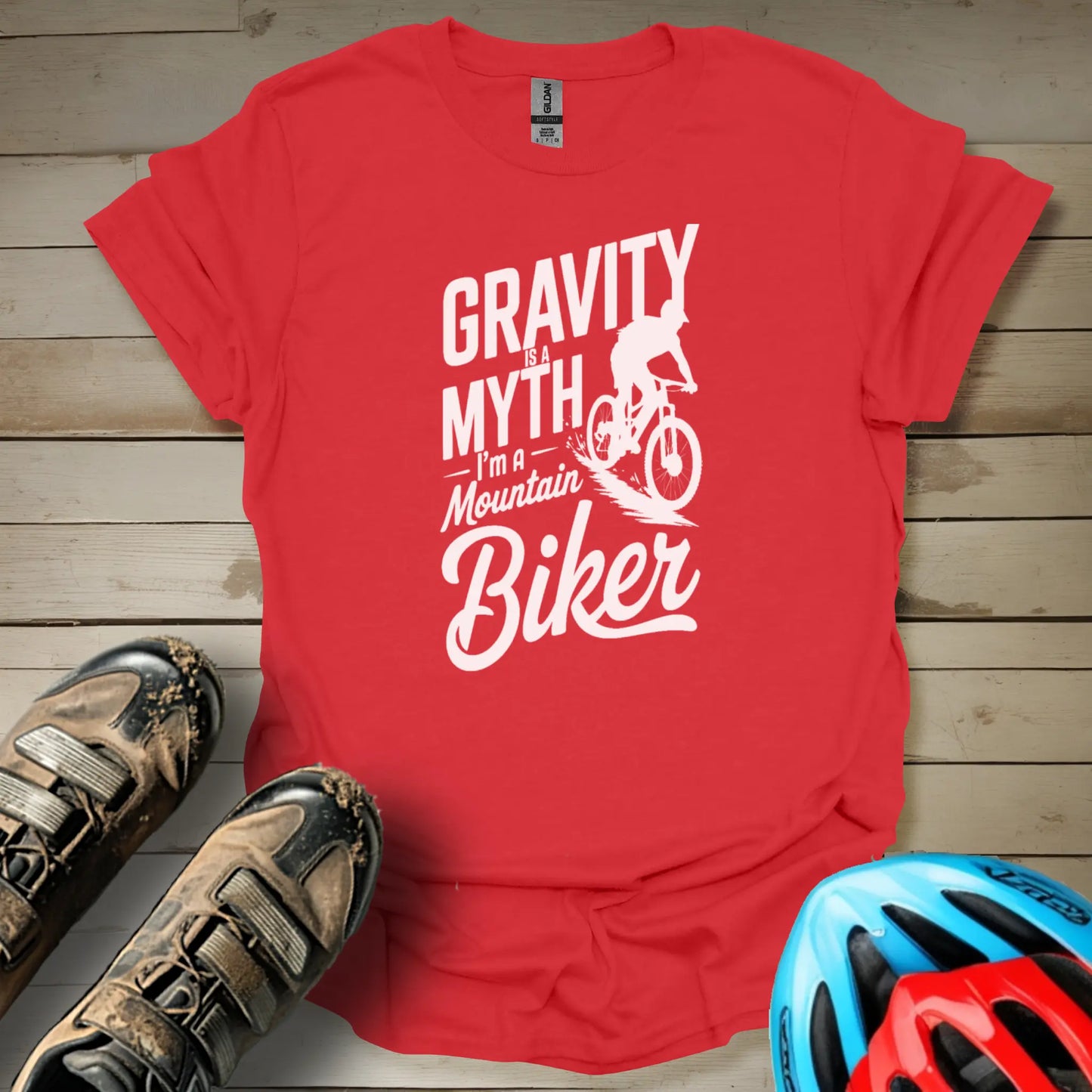 Gravity Is a Myth I'm a Mountain Biker T-Shirt