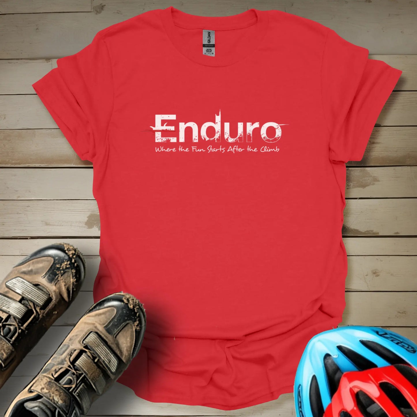 Enduro - Where the Fun Starts After the Climb T-Shirt