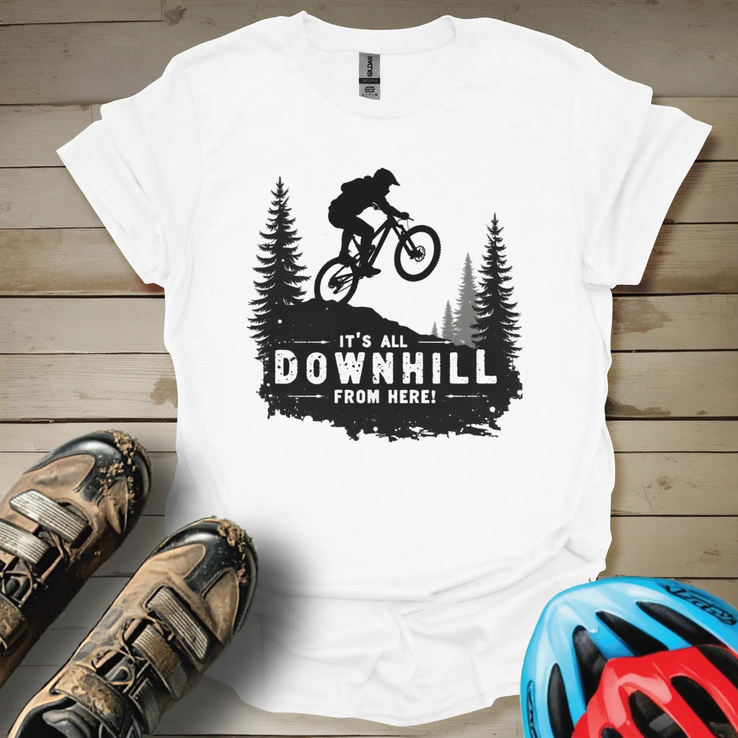 It's All DownHill From Here T-Shirt